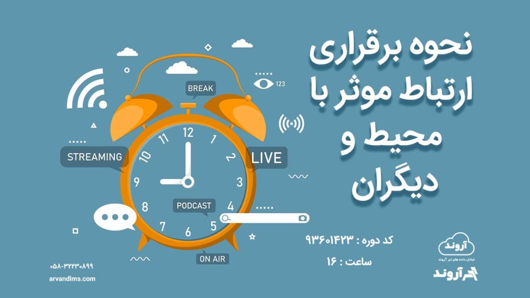 نحوه برقراری ارتباط موثر با محیط و دیگران ویژه کلیه فرهنگیان و دانشجو معلمان