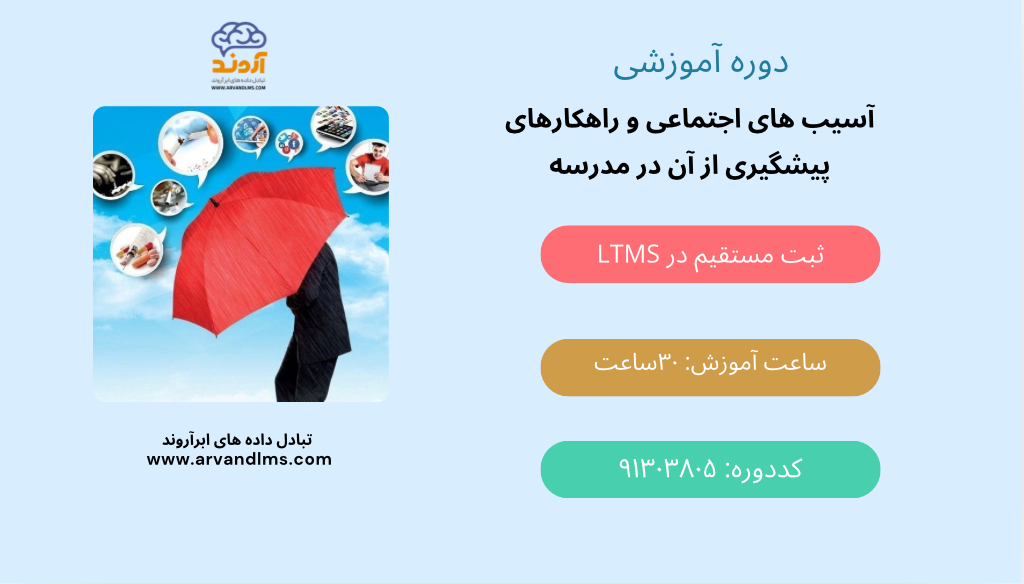 آسیب های اجتماعی و راهکارهای پیشگیری از آن در مدرسه ویژه فرهنگیان و دانشجو معلمان