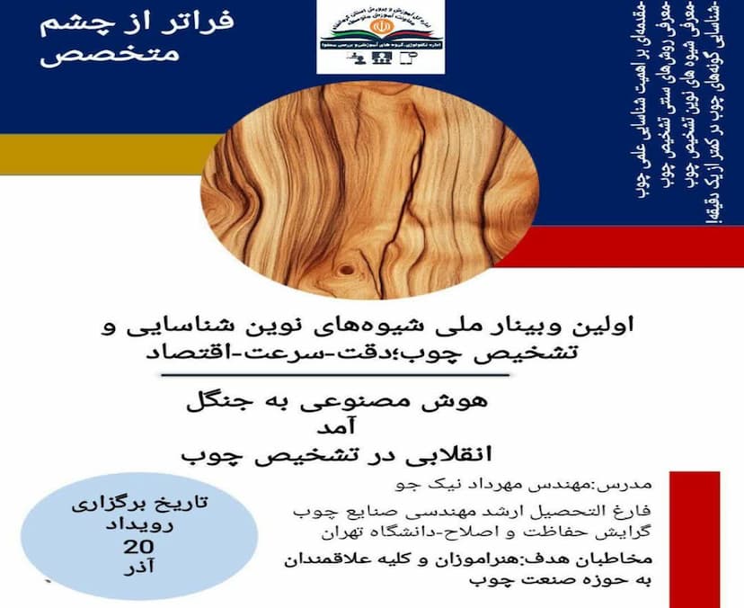 شیوه های نوین شناسایی و تشخیص چوب